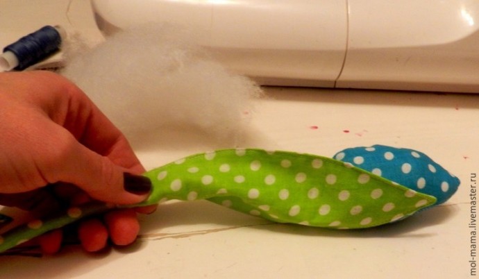 Тюльпанчики из ткани