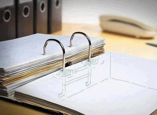 3D рисунки на бумаге
