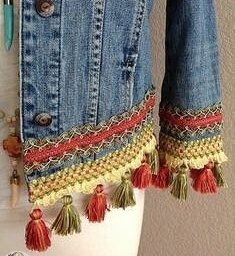 Идеи облагораживания джинсовых курток