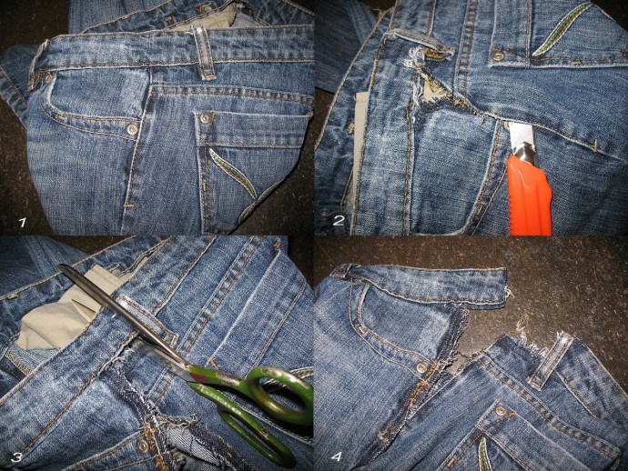 Ушиваем джинсы в талии: мастер-класс