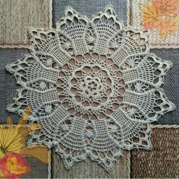 Ажурная салфеточка крючком