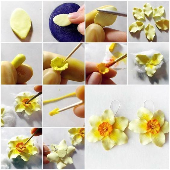 Как делать цветы из полимерной глины: мастер-класс