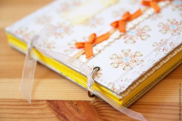 Блокнот на кольцах с твердой обложкой