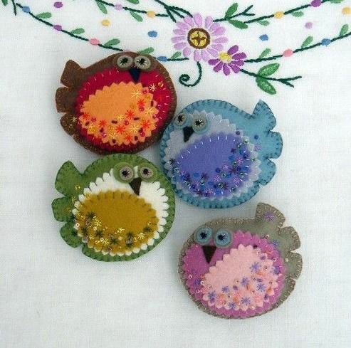 Замечательный декор с маленькими птичками