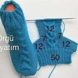 ​Следки на двух спицах