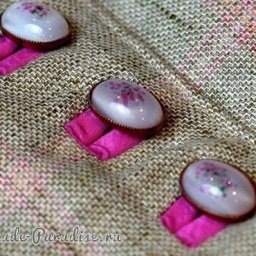 Обтачные петли для пуговиц: мастер-класс