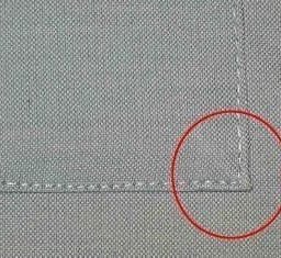 ​Обработка уголков накладных карманов