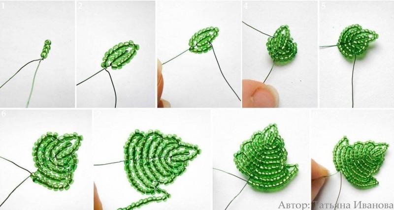 Виноград из бисера