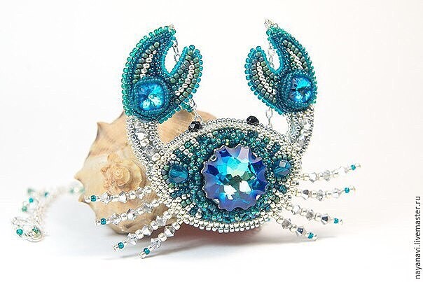 Восхитительный краб из бисера