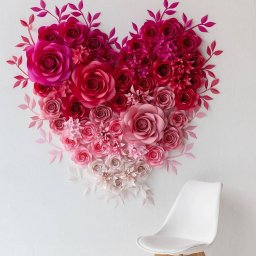 Стены, украшенные цветами - красота и нежность декора