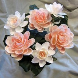 ​Цветочные идеи поделок из ракушек