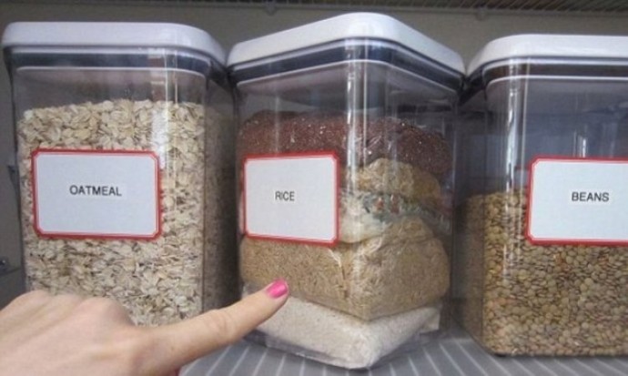 Хранить сыпучие продукты в пакетах теперь легко