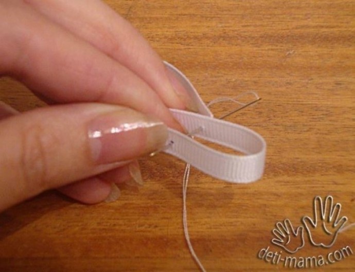 Бабочки из ленты