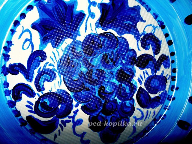 Гжельская роспись: мастер-класс