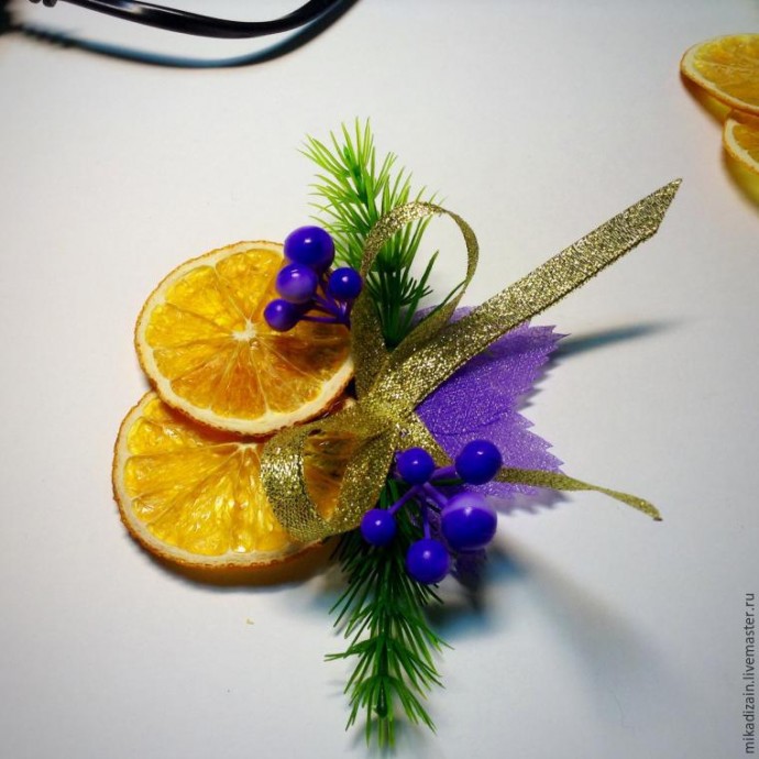 Декор с апельсинами Декор с апельсинами