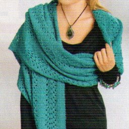 Ажурный палантин