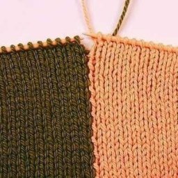 Вязание вертикальных полос