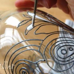 Перенос рисунка на стекло