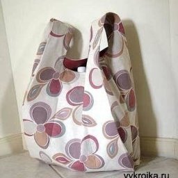 Выкройка сумки-пакета