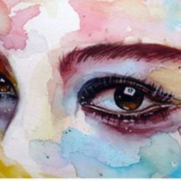 ​Рисуем глаза акварелью