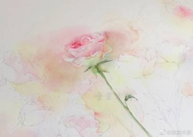 Прекрасные розы: рисуем акварелью