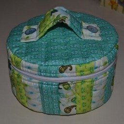 Шкатулка-косметичка из ткани