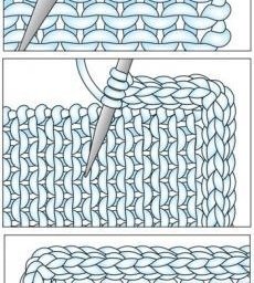 ​Технология вязания некоторых элементов