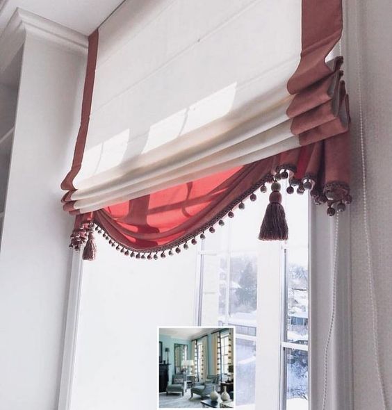 Короткие римские шторы своими руками