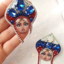 Брошки-личики