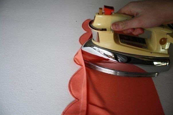 Фестоны на платье или фестончатый контур