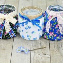 Баночки-подсвечники