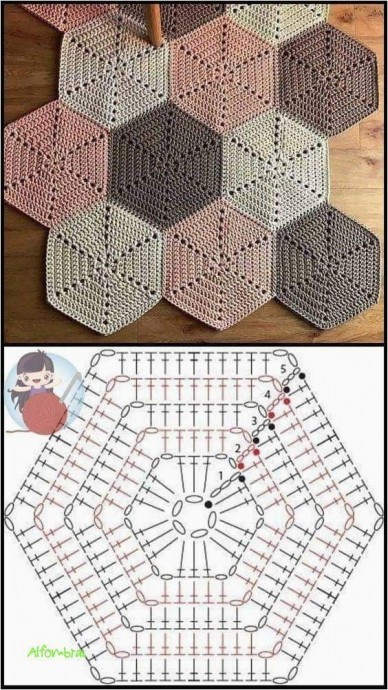 ​Удобная вязаная сумка