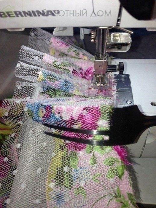 Идеально ровные складки при помощи вилки