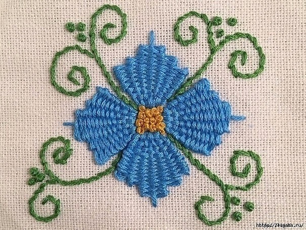 Красивая вышивка: мастер-класс