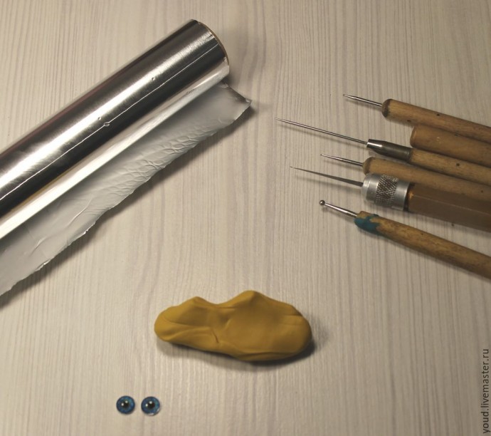 Совёнок из полимерной глины Совёнок из полимерной глины