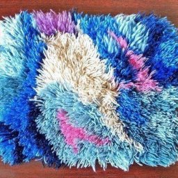 Пушистый коврик