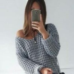 ​Крупный узор спицами для вязания пуловера