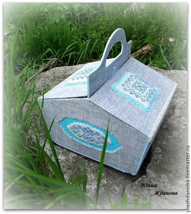 Мастерим из картона удобную корзину для пикника Мастерим из картона удобную корзину для пикника