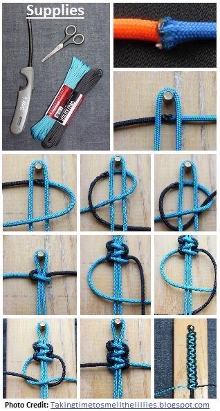 Плетение браслетов в технике макраме