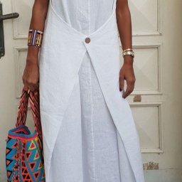 ​Простое в пошиве платье оригинального кроя