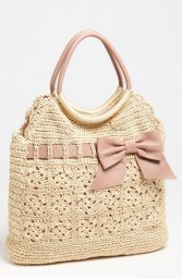 Сумочка Red Valentino, связанная крючком