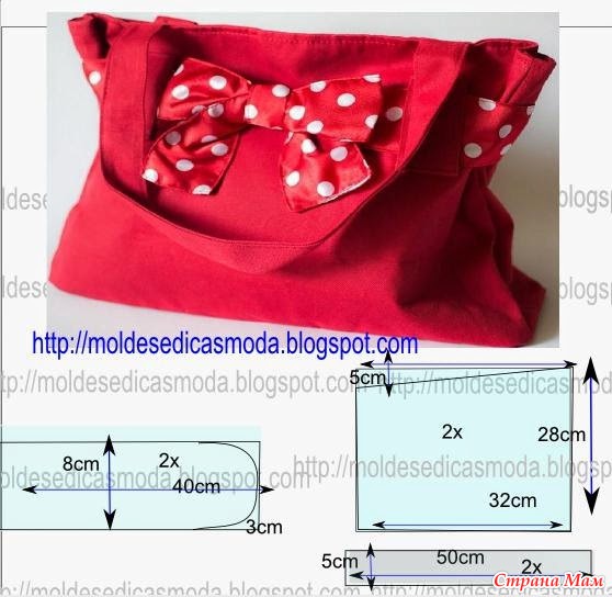 Выкройки вместительных сумочек