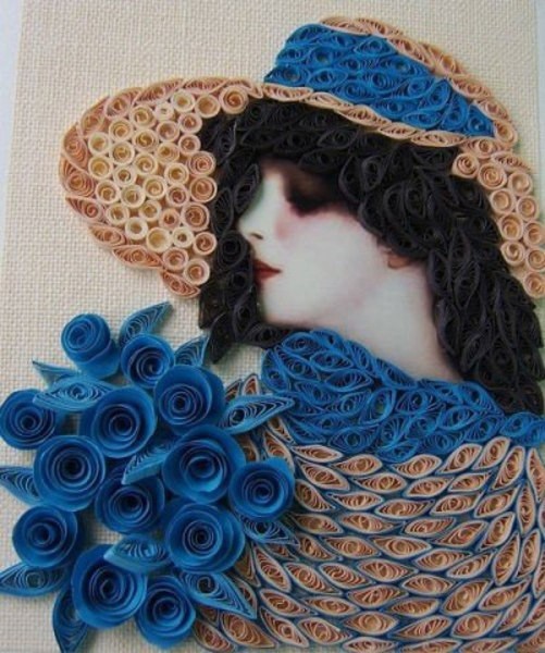 Женские образы в технике квиллинга: отличные идеи для творчества