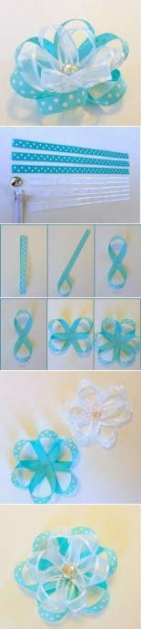 Цветы из лент Цветы из лент