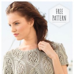 Джемпер изумительной красоты с короткими рукавами