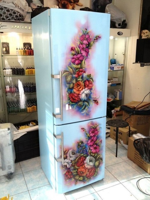 Идеи декора холодильника