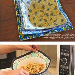 Текстильные тарелочки для микроволновой печи