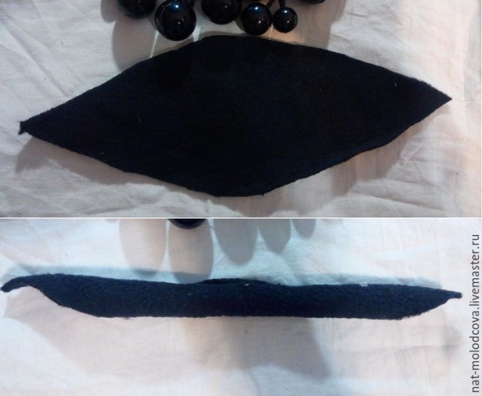 Колье из кожаного шнура и бусин