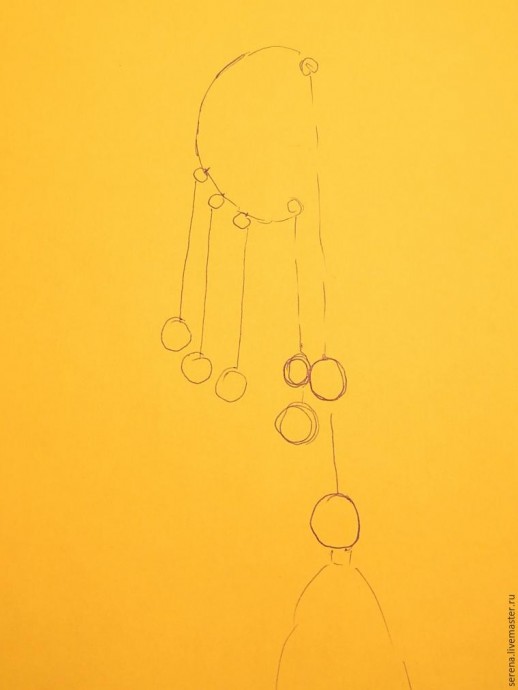 Кафф с пером