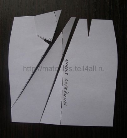 Моделирование нижней части платья в клетку